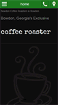 Mobile Screenshot of bowdoncoffeeroasters.com